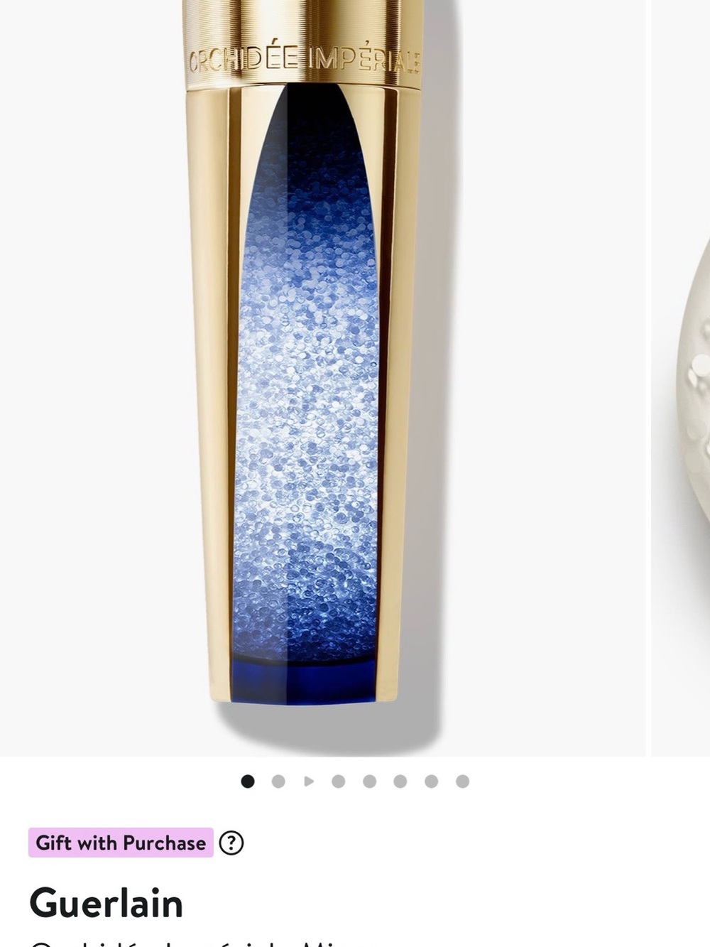 GUERLAIN Orchidée Impériale Serum — Blue and Gold